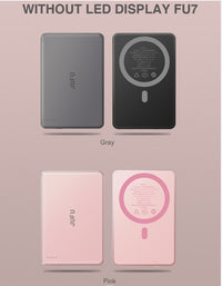 Magnetic Wireless Power Bank (Pink)