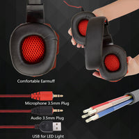 Wired RGB Gaming Headset with Mic (3.5mm + USB) - view 4