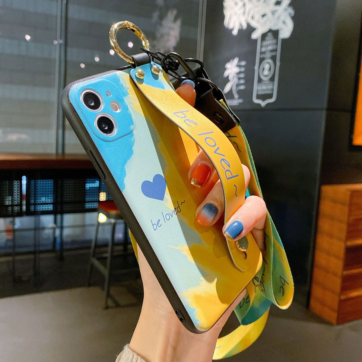 Wristband Phone Case Watercolor