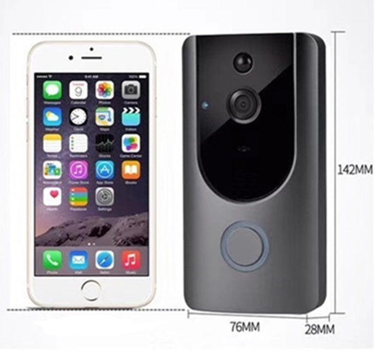 Smart WiFi Video Doorbell with Chime and Night Vision