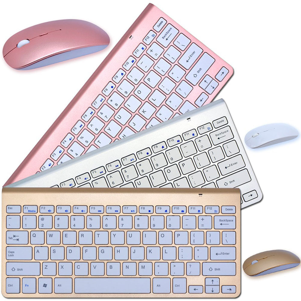 2.4G Wireless Keyboard and Mouse Protable Mini Combo Set for Notebook
