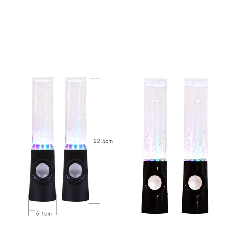 Dancing Water Speaker LED Light Fountain Family Party