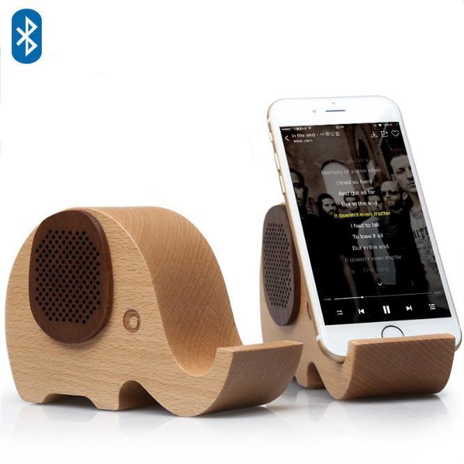 WOODSY GOODSY 2 IN 1 Bluetooth Speaker and Cell Phone Stand