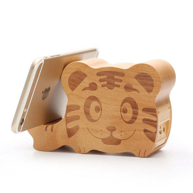WOODSY GOODSY 2 IN 1 Bluetooth Speaker and Cell Phone Stand