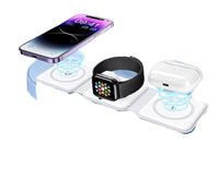 Magnetic Foldable 3-in-1 Wireless Charging Station for iPhone, Apple Watch & AirPods