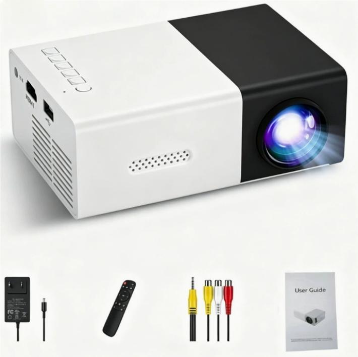 Home Office T300 Projector HD 1080P Miniature Mini