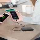 Power bank with USB-C and dual USB outputs