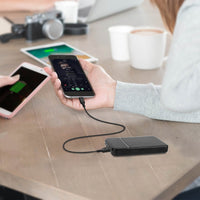 Power bank with USB-C and dual USB outputs