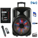 BeFree Sound 12 Inch Bluetooth Rechargeable Party Speaker