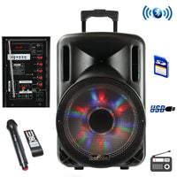 BeFree Sound 12 Inch Bluetooth Rechargeable Party Speaker