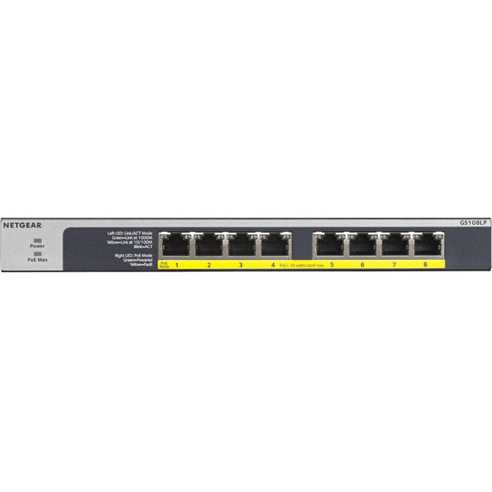 8-Port Gigabit PoE+ Switch