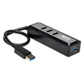4Pt USB 3.0 SS Mini Hub W Cbl