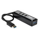 4Pt USB 3.0 SS Mini Hub W Cbl