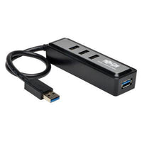 4Pt USB 3.0 SS Mini Hub W Cbl