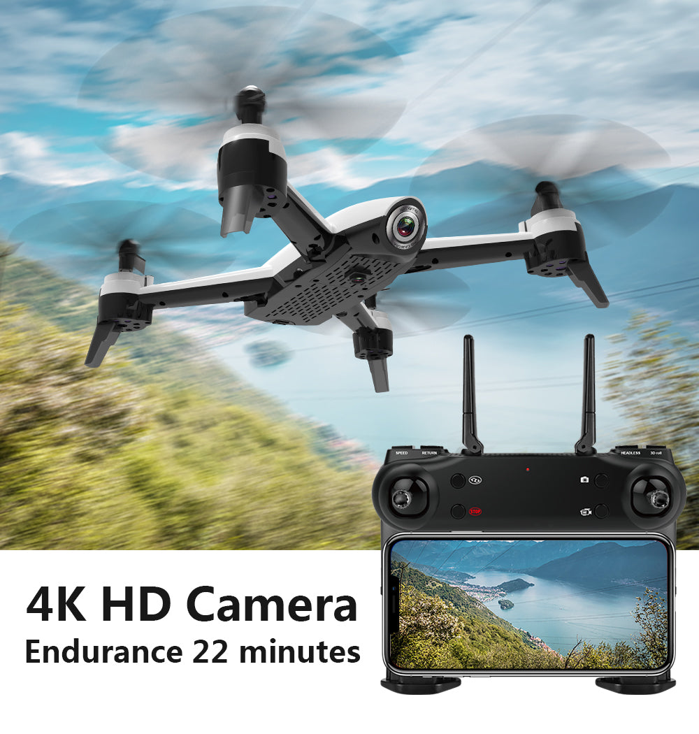 Optical Flow Camera Drone, 22-Min Flight (720P,1080P,4K Options)