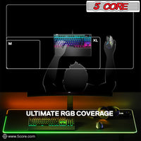 RGB Gaming Mouse Pad, 12 Light Modes (11.8 x 9.8 in)