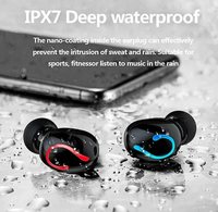 Mini Wireless Earbuds, Bluetooth 5.1 TWS with Charging Case, IPX7 Waterproof
